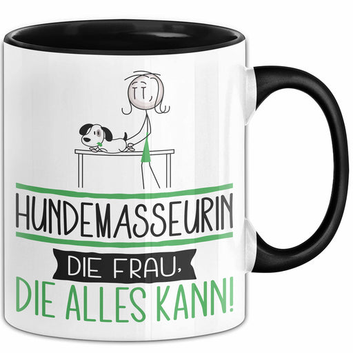 Hundemasseurin Geschenk Tasse Becher Die Frau Die Allen Kann Geschenkidee für eine Hundemasseurin Lustig Trendation