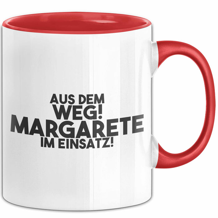 Margarete Tasse Aus Dem Weg! Margarete Im Einsatz! Geschenk