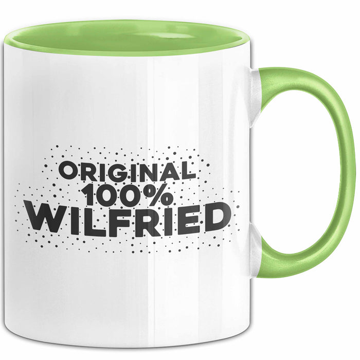 Wilfried Tasse Original 100% Wilfried Geschenk Grün Trendation