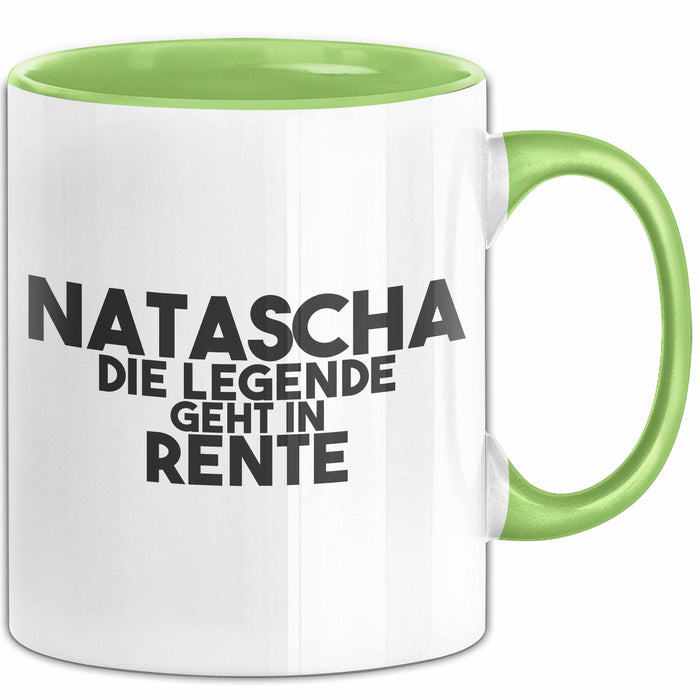 Natascha Tasse Natascha – Die Legende Geht In Rente Geschenk