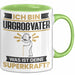 Urgroßvater Tasse Geschenk für Urgroßvater Geburtstag Lustiger Spruch Kaffee-Becher Was Ist Deine Superkraft Grün Trendation