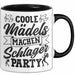 Schlager Tasse Geschenk Frauen Coole Mädels Machen Schlager Party Becher Trendation