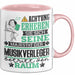 Musikverleger Geschenk Tasse Lustiger Spruch Erheben Sie Sich Der Musikverleger Betritt den Raum Rosa Trendation