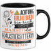 Haustiersitterin Tasse Geschenk Lustiger Spruch Bitte Erheben Sie Sich Seine Majestät Die Haustiersitterin Betritt Den Raum Schwarz Trendation
