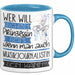 Musikjournalistin Tasse Geschenk Spruch Wer Will Schon Prinzessin Sein Wenn Man Auch Musikjournalistin Sein Kann Blau Trendation