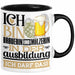 Brauerin und Mälzerin Ausbildung Start Geschenk Tasse Ich Bin Brauerin und Mälzerin In Der Ausbildung Ich Darf Das Kaffee-Becher Geschenkidee Schwarz Trendation
