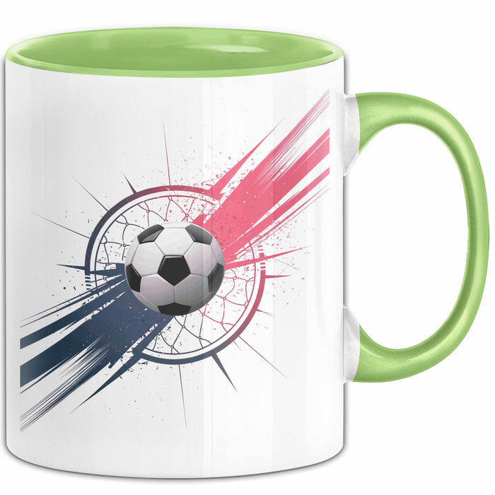 Fußballspieler Tasse Geschenk Lustige Geschenkidee Spruch Für Fußball Fans Grün Trendation
