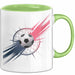 Fußballspieler Tasse Geschenk Lustige Geschenkidee Spruch Für Fußball Fans Grün Trendation