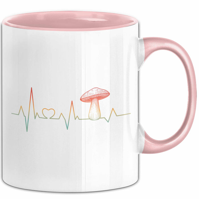 Pilzsammler Tasse Geschenk Pilze Sammeln Geschenkidee Rosa Trendation