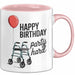 Geburtstagsfeier Tasse Geschenk Lustige Geschenkidee Spruch Alles Gute Zum Geburtstag Feier Richtig Rosa Trendation