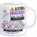 Snowboarderin Tasse Geschenk Lustiger Spruch Bitte Erheben Sie Sich Seine Majestät Die Snowboarderin Betritt Den Raum Weiß Trendation