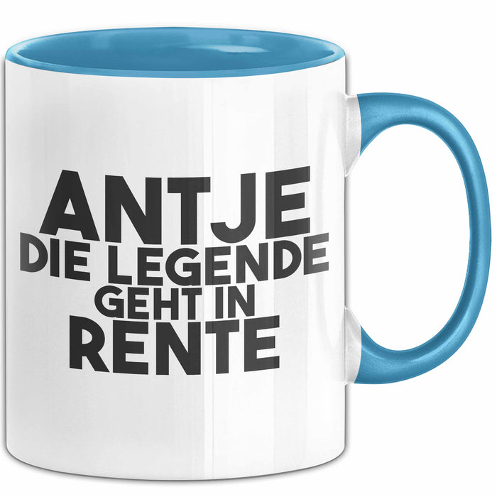 Antje Tasse Antje – Die Legende Geht In Rente Geschenk