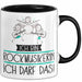 Geschenk für Rockmusikerin Tasse Lustige Geschenkidee Geburtstag Ich Bin Rockmusikerin Ich Darf Das Trendation