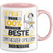 Beste Synthesizer-Spielerin Der Welt Tasse Geschenk für Eine Synthesizer-Spielerin Geprüft Und Sicher Geschenkidee Geburtstag Weihnachten Rosa Trendation