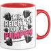 Gewichtheben Tasse Geschenk Ich gehe Gewichte heben Geschenkidee Lustig Rot Trendation