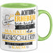 Musikschülerin Tasse Geschenk Lustiger Spruch Bitte Erheben Sie Sich Seine Majestät Die Musikschülerin Betritt Den Raum Grün Trendation