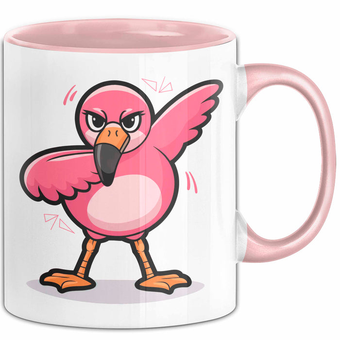 Dabender Flamingo Tasse Geschenk Lustige Geschenkidee Spruch Rosa Trendation