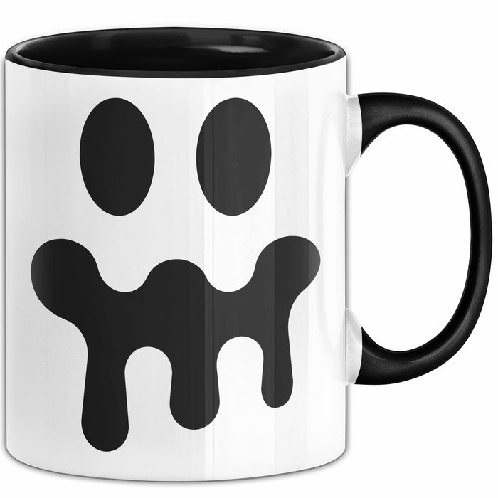 Lächeln Halloween Feier Tasse Geschenk Lustige Geschenkidee Spruch Trendation