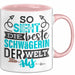 Schwägerin Geschenk Tasse Mit Spruch So Sieht Die Beste Schwägerin Der Welt Aus Becher Rosa Trendation
