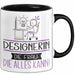Designerin Geschenk Tasse Becher Die Frau Die Allen Kann Geschenkidee für eine Designerin Lustig Trendation