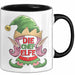 Chefin Tasse Geschenk Die Chef Elfe Geschenkidee Zu Weihnachten Für Chefin Kaffee-Becher Trendation