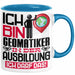 Geomatiker Ausbildung Tasse Geschenk Ich Bin Geomatiker In Der Ausbildung Ich Darf Das Geschenkidee Spruch Blau Trendation