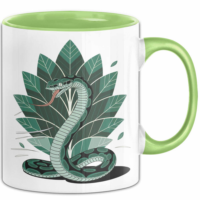 Reptilien Liebhaber Tasse Geschenk Lustige Geschenkidee Spruch Für Kaltblütige Fans Grün Trendation