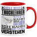 Tauchlehrer Geschenk Kaffee-Tasse Geschenkidee für Tauchlehrer Ich Bin Tauchlehrer Ich Kann Es Dir Erklären Jedoch Nicht Für Dich Verstehen Spruch Lustig Rot Trendation