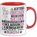 Klassikliebhaber Geschenk Tasse Lustiger Spruch Erheben Sie Sich Der Klassikliebhaber Betritt den Raum Rot Trendation