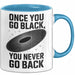 Physiker Tasse Geschenk Einmal schwarz immer schwarz Blau Trendation