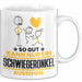 Schwiegeronkel Geschenk Tasse So Gut Kann Nur Ein Schwiegeronkel Aussehen Geschenkidee Kaffee-Becher Weiß Trendation