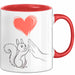 Eichhörnchen Tierliebhaber Tasse Geschenk Lustige Geschenkidee Spruch Rot Trendation