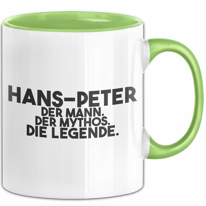 Hans-Peter Tasse Hans-Peter – Der Mann. Der Mythos. Die Legende. Geschenk
