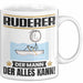 Ruderer Tasse Geschenk für Ruderer Der Mann Der Alles Kann Geschenkidee zum Geburtstag Weiß Trendation