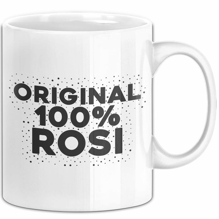 Rosi Tasse Original 100% Rosi Geschenk Weiß Trendation