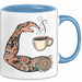 Tattoo Sammler Tasse Geschenkidee für Tinten Fanatiker Blau Trendation