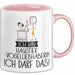 Geschenk für Haustier-Modedesignerin Tasse Lustige Geschenkidee Geburtstag Ich Bin Haustier-Modedesignerin Ich Darf Das Rosa Trendation