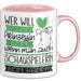 Schauspielerin Tasse Geschenk Spruch Wer Will Schon Prinzessin Sein Wenn Man Auch Schauspielerin Sein Kann Rosa Trendation