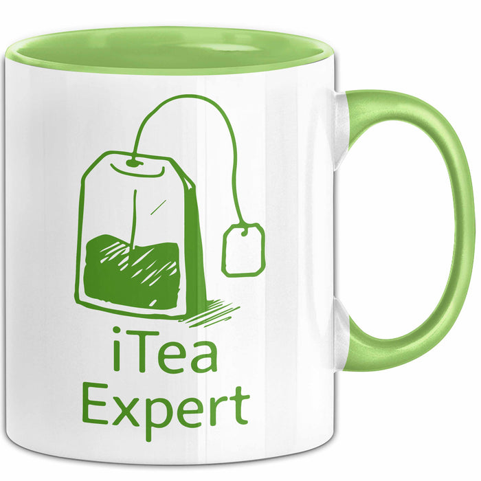 IT Techniker Ingenieur Tasse Geschenk Lustige Geschenkidee Spruch Itea Expert Grün Trendation