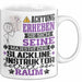 Slackline-Instruktor Geschenk Tasse Lustiger Spruch Erheben Sie Sich Der Slackline-Instruktor Betritt den Raum Weiß Trendation