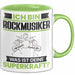 Rockmusiker Tasse Geschenk für Rockmusiker Geburtstag Lustiger Spruch Kaffee-Becher Was Ist Deine Superkraft Grün Trendation