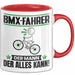 BMX-Fahrer Tasse Geschenk für BMX-Fahrer Der Mann Der Alles Kann Geschenkidee zum Geburtstag Rot Trendation