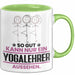 Yogalehrer Geschenk Tasse So Gut Kann Nur Ein Yogalehrer Aussehen Geschenkidee Kaffee-Becher Grün Trendation