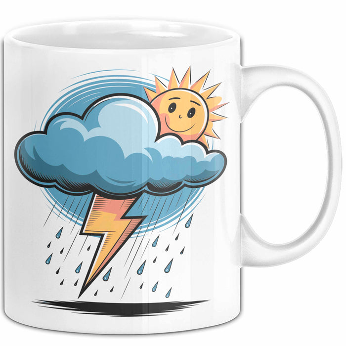 Meteorologe Tasse Geschenk Lustige Geschenkidee Spruch Für Wetter Beobachter Weiß Trendation