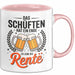 Rentner Pensionär Sarkasmus Tasse Geschenk Lustige Geschenkidee Spruch Das Schuften Hat Ein Ende Es Lebe Die Rente Rosa Trendation