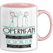 Opernfan Weil Es Keinen Schöneren Beruf Gibt Tasse Geschenk für Eine Opernfan Lustig Rosa Trendation
