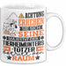 Tierheimunterstützer Geschenk Tasse Lustiger Spruch Erheben Sie Sich Der Tierheimunterstützer Betritt den Raum Weiß Trendation