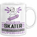 Skater Geschenk Tasse Ich Bin Skater Aber Sag Doch Einfach Superheld Lustige Geschenkdiee für Skater Kaffee-Becher Weiß Trendation
