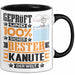 Kanute Geschenk Lustiger Spruch für Kanute Geschenkidee Bester Kanute Der Welt Schwarz Trendation