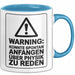 Physiklehrer Unterricht Tasse Geschenk Lustige Geschenkidee Spruch Könnte Spontan Anfangen Über Physik Zu Reden Blau Trendation